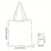 027528f5-28d6-4fd8-8c57-2fc088eebe21.jpg A Large Capacity Tote Bag with a Blue Starfish Pattern