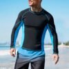 2e707379-5d27-4890-bbcc-503308a3c3d2.jpg Men's Slim Fit Patchwork Long Sleeve Fashion Swimwear Set