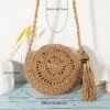 3eaaed3a-b76c-40c0-b2e8-a7e72f24b311.jpg Boho Luxe Round Cutout Bag Handcrafted Crossbody Statement Piece