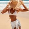 Sheer Beach Wrap Skirt Sexy Bikini Cover-Up Sarong