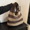 57e14518-9cd7-4e92-86a2-8447a1a09974.jpg Soft Crochet Summer Tote Knit Woven Everyday Bag