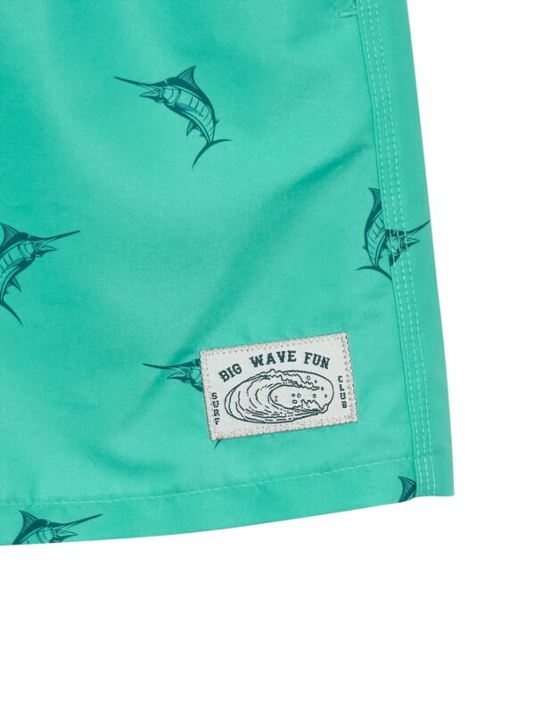 5ac6c755-6c7b-4dac-8c9d-7971bc335cdc.jpg Men's Quick-Dry Swim Trunks with Dolphin Print - Drawstring Waist