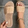 61c53cbb-907a-47e2-8e8e-b1d43001ffd0.jpg Summer Essential Flat Slides Everyday Casual Comfort