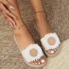 66ab6791-c510-4ae0-9836-7f887cfd3b82.jpg Bohemian Style Women's Summer Sandals Woven Straw Platform Daisy Slippers