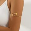 7d453ba9-7c4e-4ea6-a22c-090364fb5511.jpg Ocean Glow Arm Cuff Adjustable Minimalist Statement