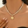 98af7480-d8d2-400b-845a-d398b0c4b7af.jpg Golden Sun Dream Necklace Boho Glow Statement Chain