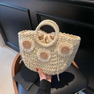Artisan Woven Tote Handmade Summer Carry Bag