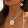a401c40095854cfcb5eaf6a1d61db620-goods.jpeg Tropical Bloom Jewelry Set Plumeria Earrings & Necklace Duo