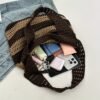 ccb7e796-738f-4b07-bb5b-88fd49c7f89b.jpg Soft Crochet Summer Tote Knit Woven Everyday Bag