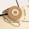 cea8bd93-1629-47eb-b4f6-2a7ab2599d95.jpg Boho Straw Round Crossbody Mini Woven Beach Bag