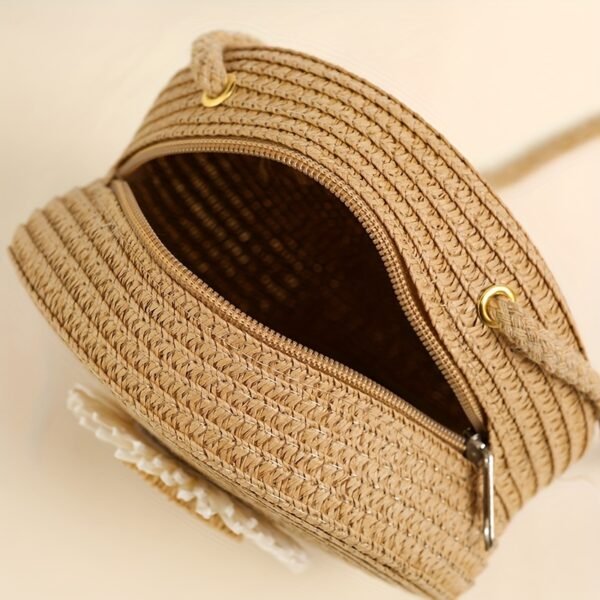 d67ca2c0-bcee-4335-b486-e66ae3125969.jpg Boho Straw Round Crossbody Mini Woven Beach Bag