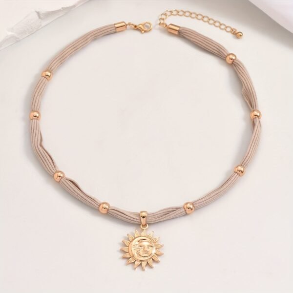 e52c5337-51c6-4a0c-ad24-19d041598877.jpg Golden Sun Dream Necklace Boho Glow Statement Chain