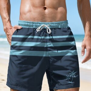 Men'S Multifunctional Shorts with Digital Prints