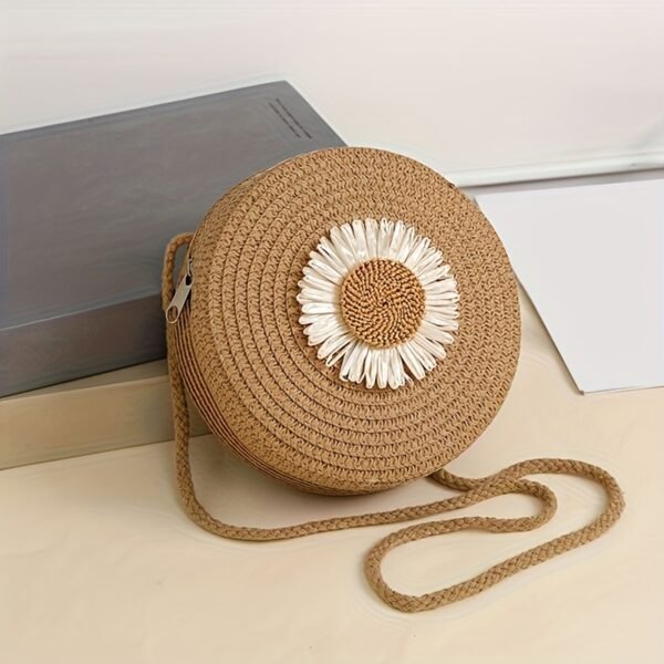 ecfd32a4-36fe-4d28-b15f-b60ef74dde24.jpg Boho Straw Round Crossbody Mini Woven Beach Bag